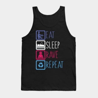 Eat Sleep Rave Repeat Tank Top